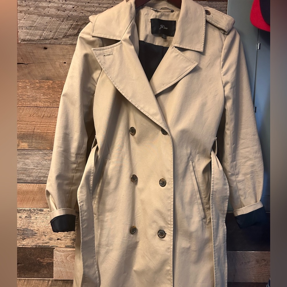 Jcrew trench jacket like new